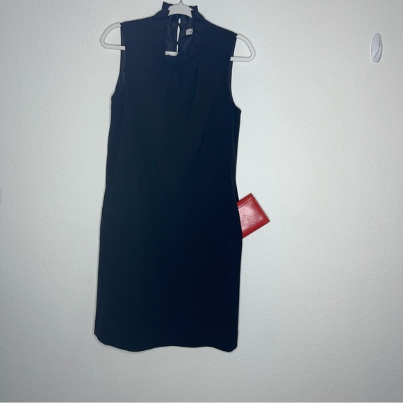CALVIN KLEIN Black Dress sleeveless high neckline and button back - Picture 9 of 16